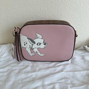 Disney X Coach Camera Bag With Dalmatian